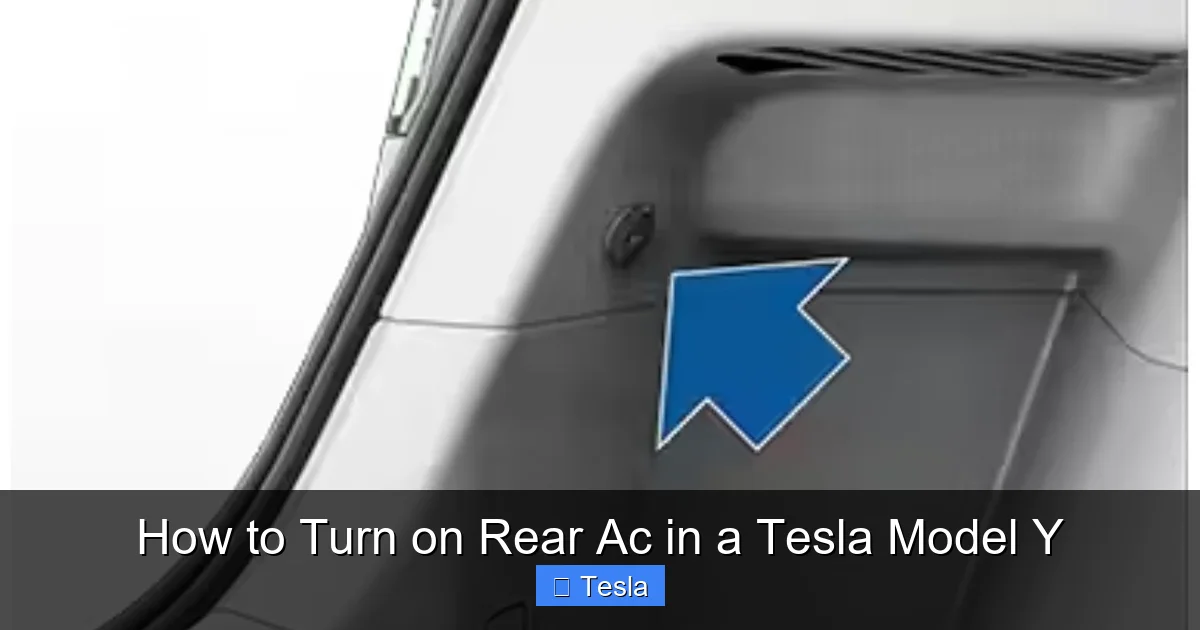 Tesla Rear Ac Screen How to Turn on Rear Ac in a Tesla Model Y
