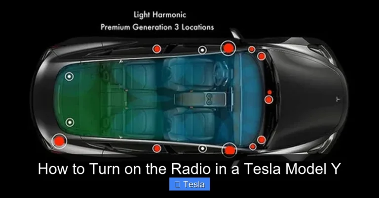 How to Turn on the Radio in a Tesla Model Y