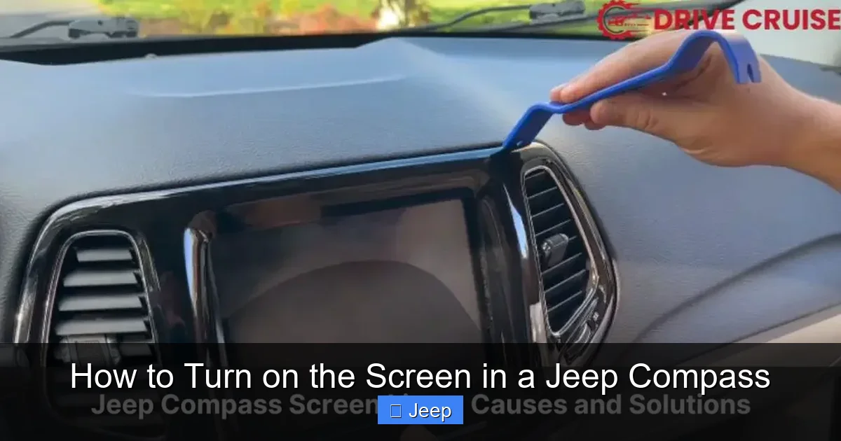 How to Turn on the Screen in a Jeep Compass