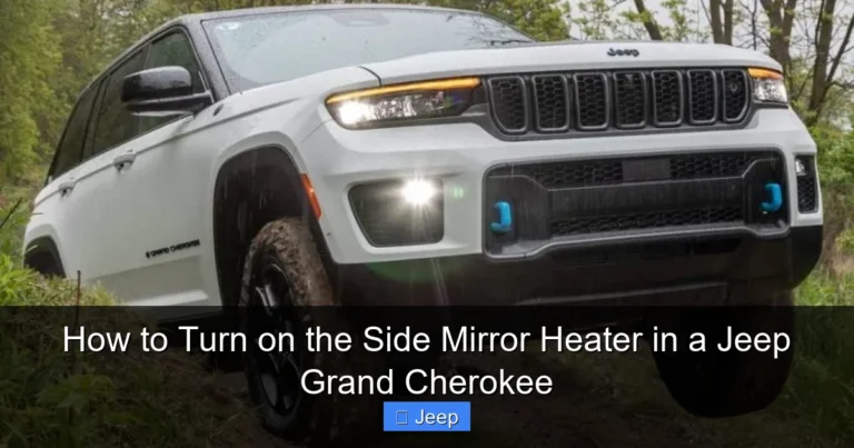 How to Turn on the Side Mirror Heater in a Jeep Grand Cherokee