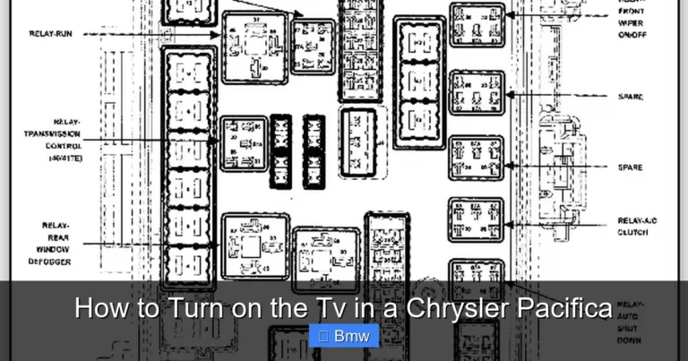 How to Turn on the Tv in a Chrysler Pacifica