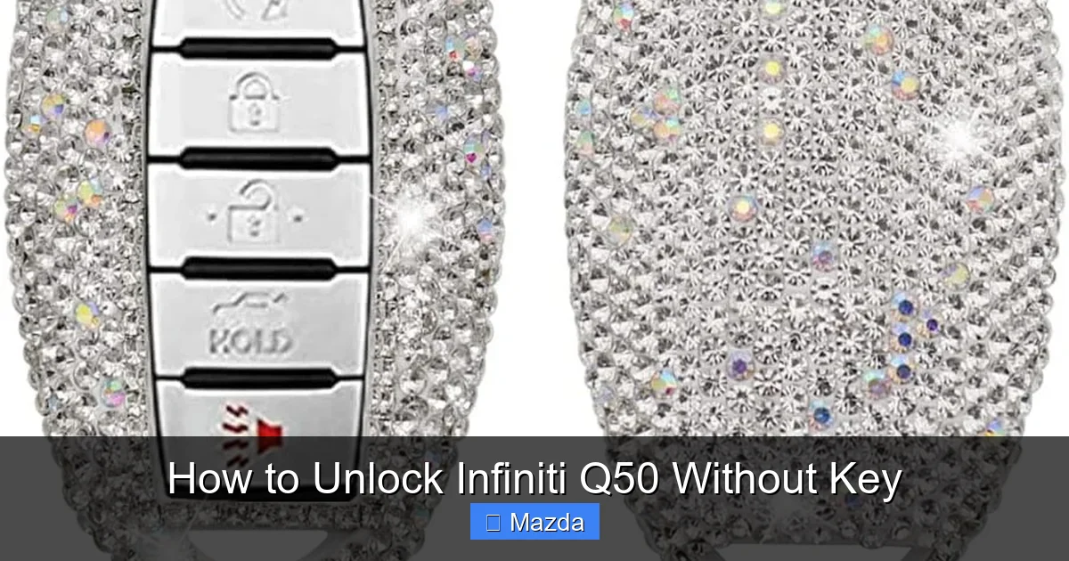How to Unlock Infiniti Q50 Without Key