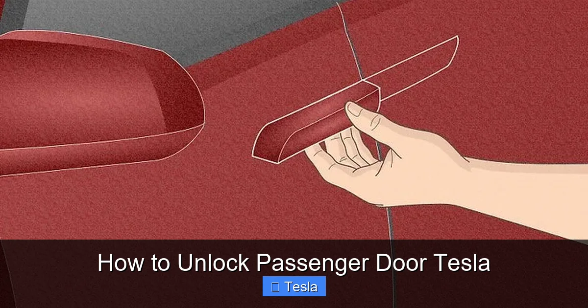 How to Unlock Passenger Door Tesla