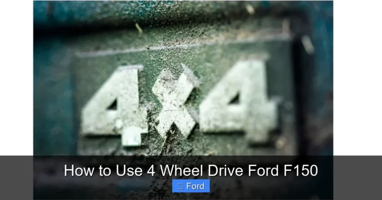 How to Use 4 Wheel Drive Ford F150