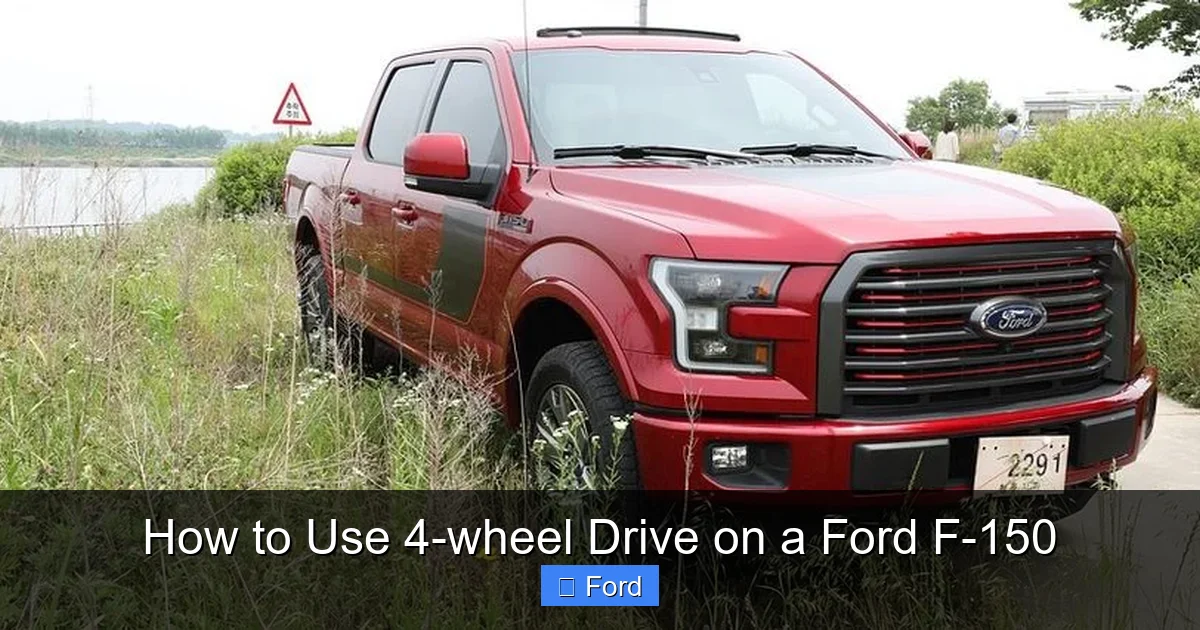 How to Use 4-wheel Drive on a Ford F-150