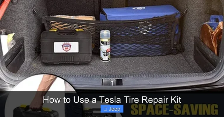 How to Use a Tesla Tire Repair Kit