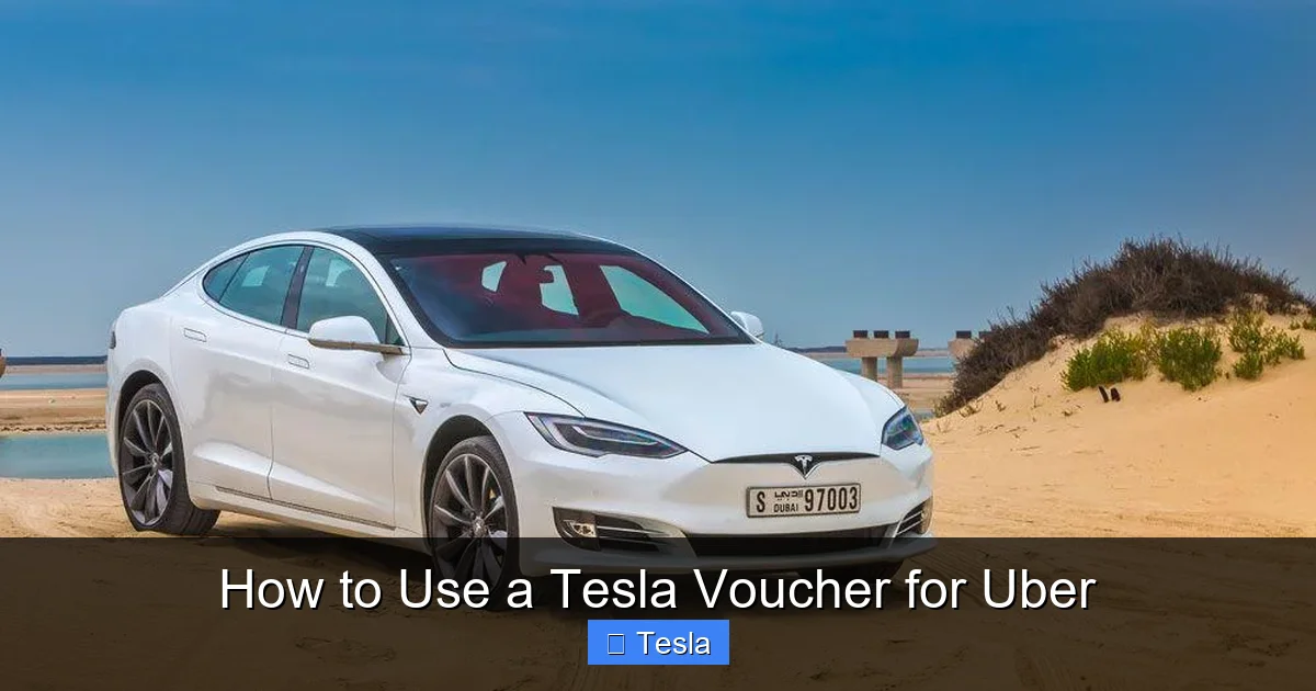 How to Use a Tesla Voucher for Uber