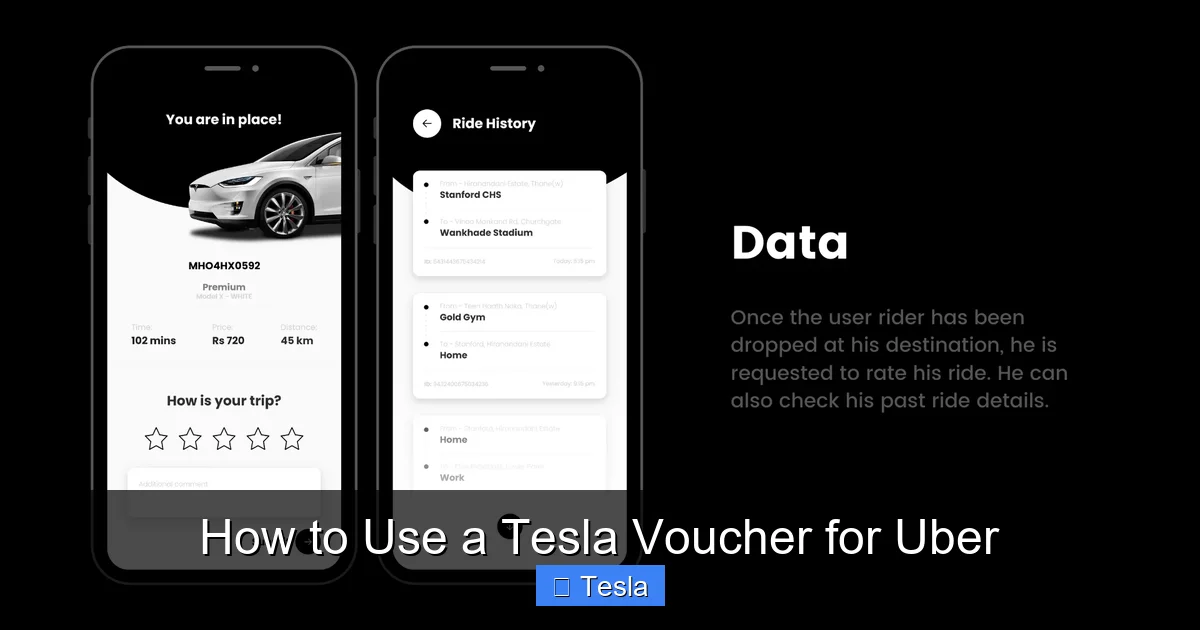 How to Use a Tesla Voucher for Uber