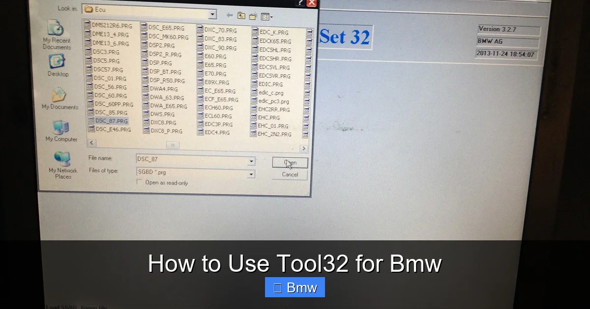 How to Use Tool32 for Bmw