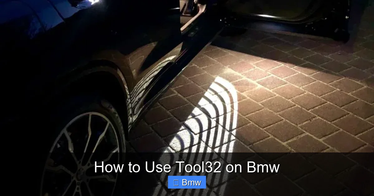 How to Use Tool32 on Bmw
