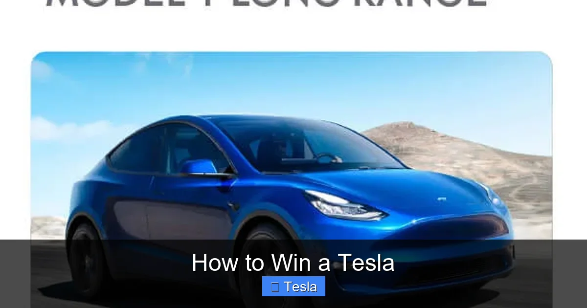 How to Win a Tesla