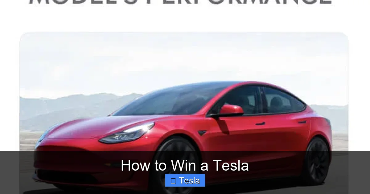 How to Win a Tesla