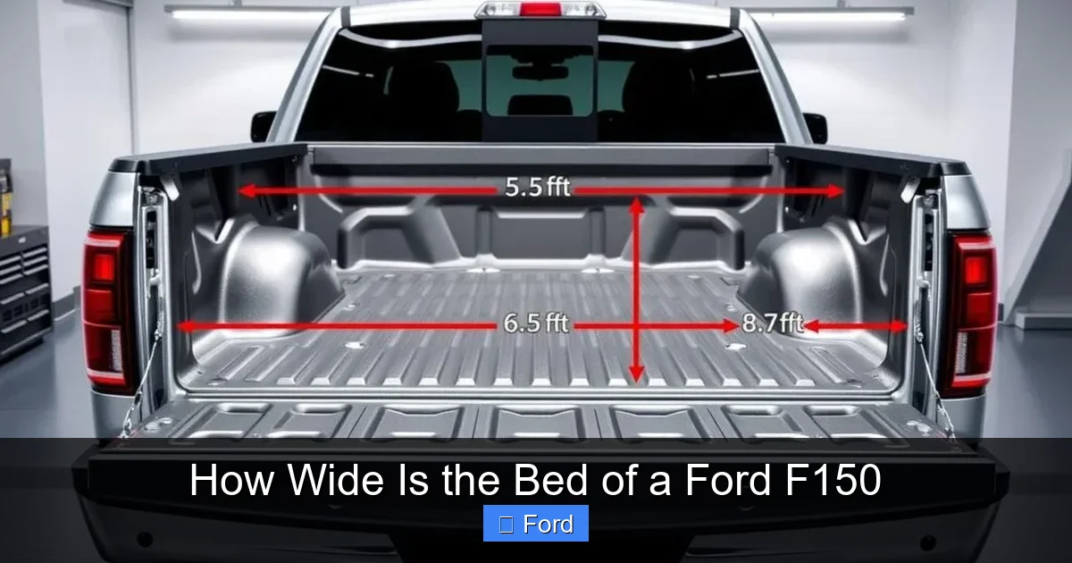 How Wide Is the Bed of a Ford F150