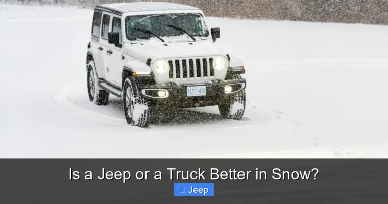 Is a Jeep or a Truck Better in Snow?