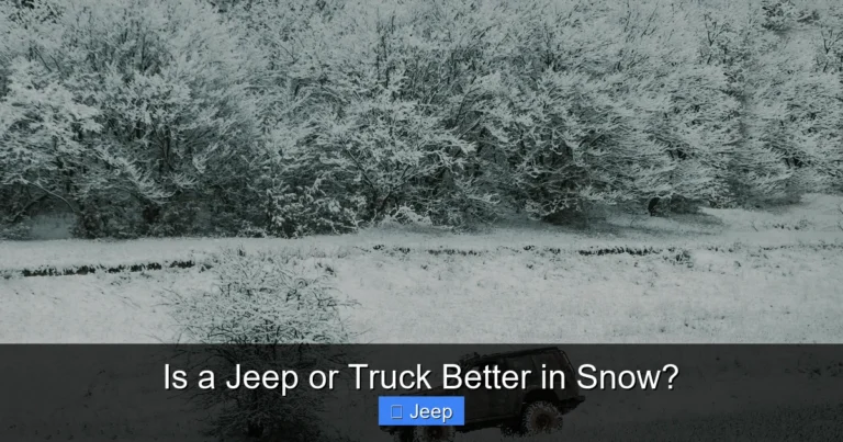 Is a Jeep or Truck Better in Snow?