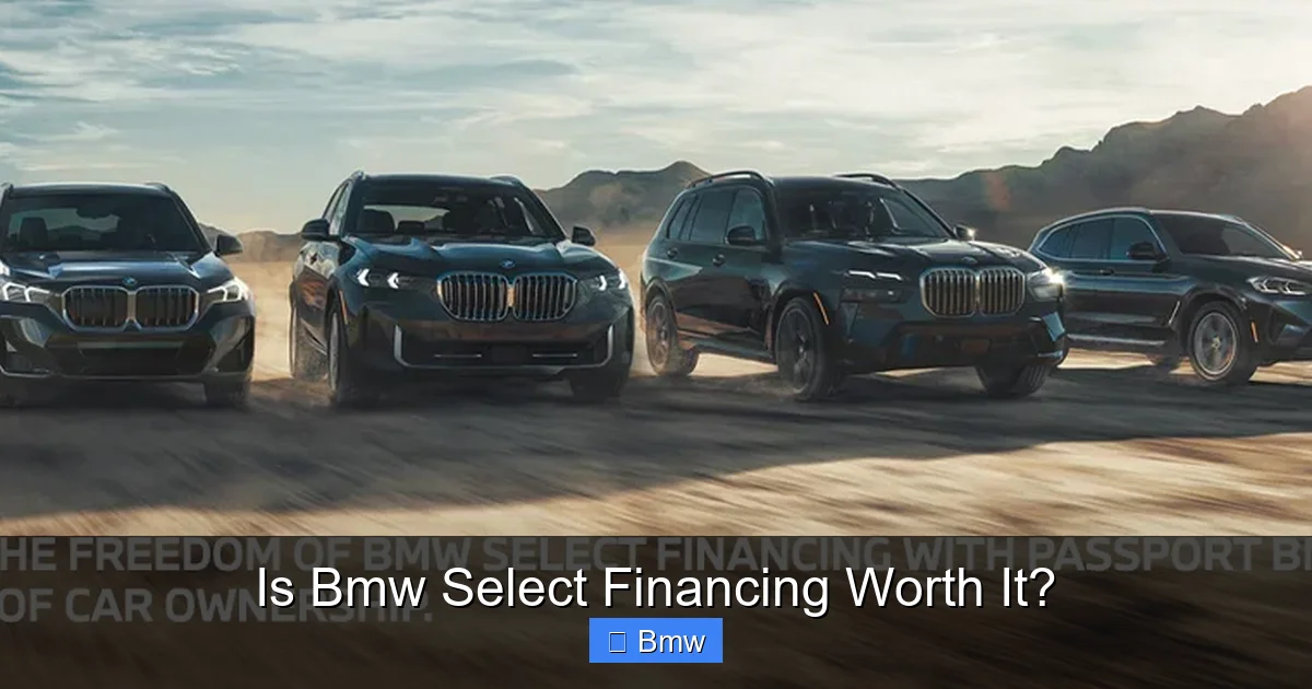 Is Bmw Select Financing Worth It?