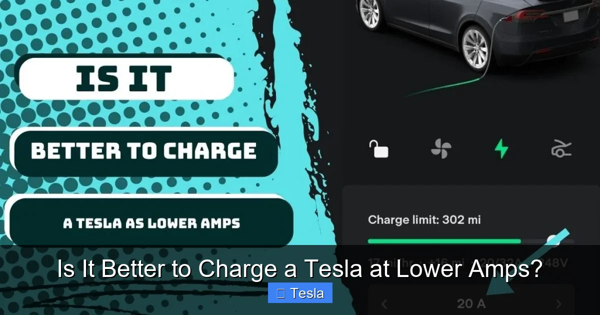 Is It Better to Charge a Tesla at Lower Amps?
