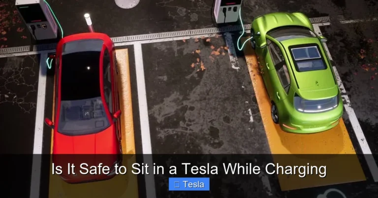 Is It Safe to Sit in a Tesla While Charging