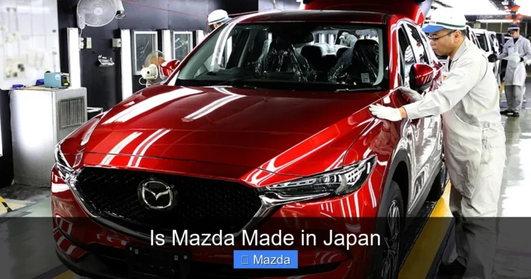 Is Mazda Made in Japan