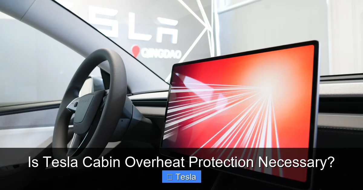 Is Tesla Cabin Overheat Protection Necessary?