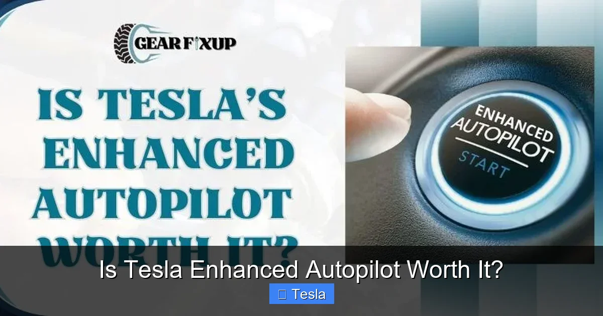 Is Tesla Enhanced Autopilot Worth It?