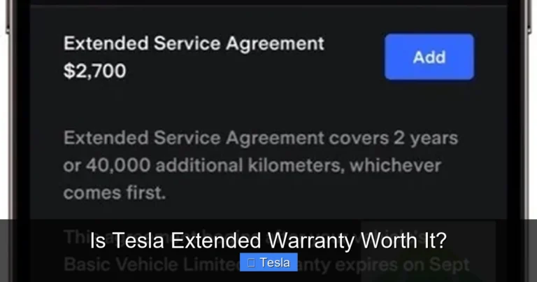 Is Tesla Extended Warranty Worth It?