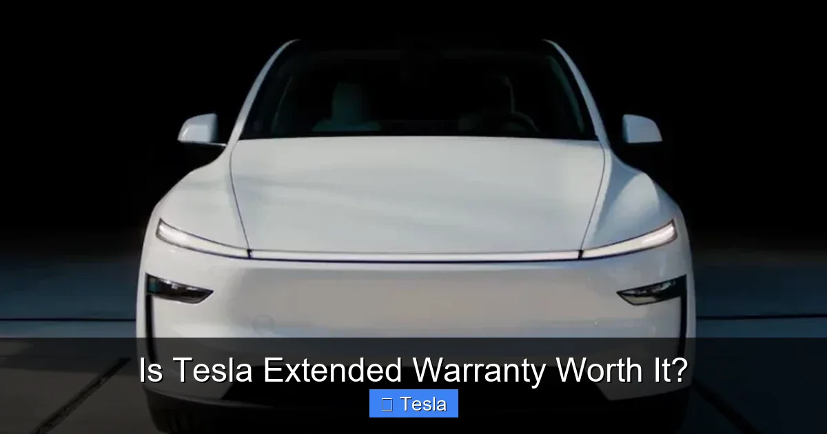 Is Tesla Extended Warranty Worth It?