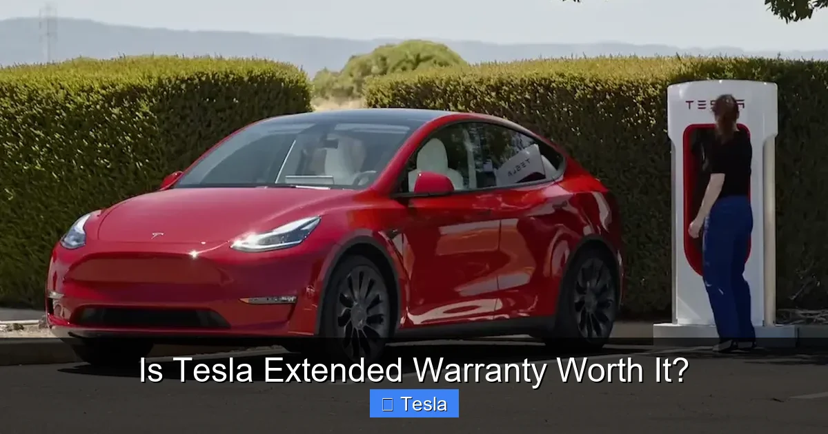 Is Tesla Extended Warranty Worth It?