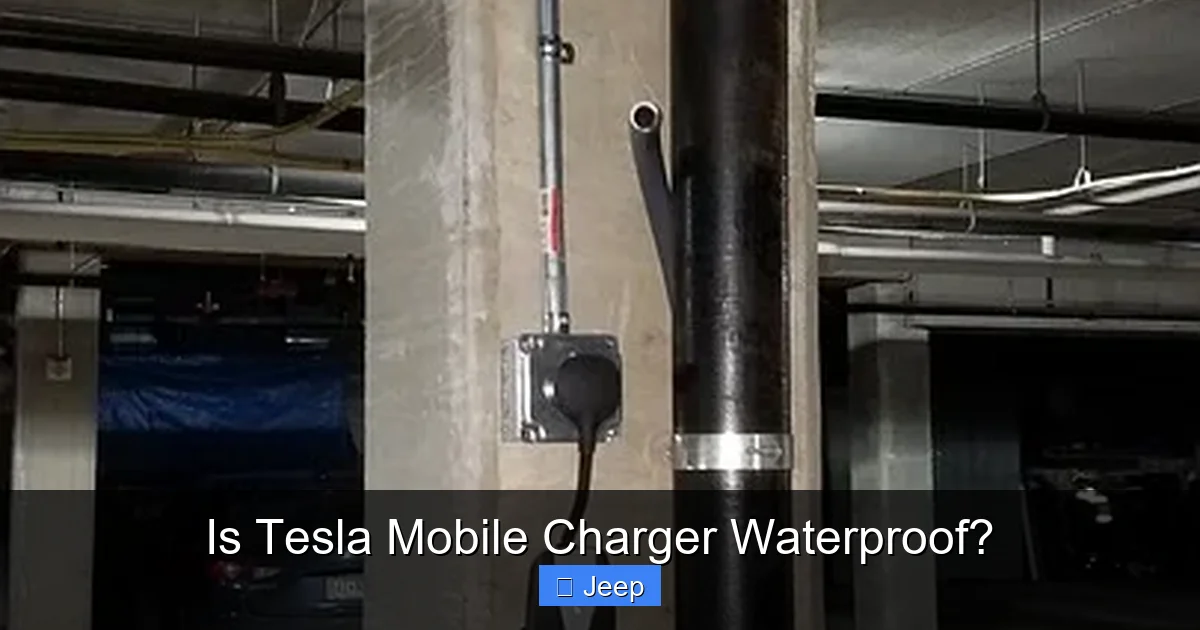 Is Tesla Mobile Charger Waterproof?