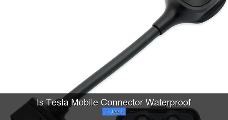 Is Tesla Mobile Connector Waterproof