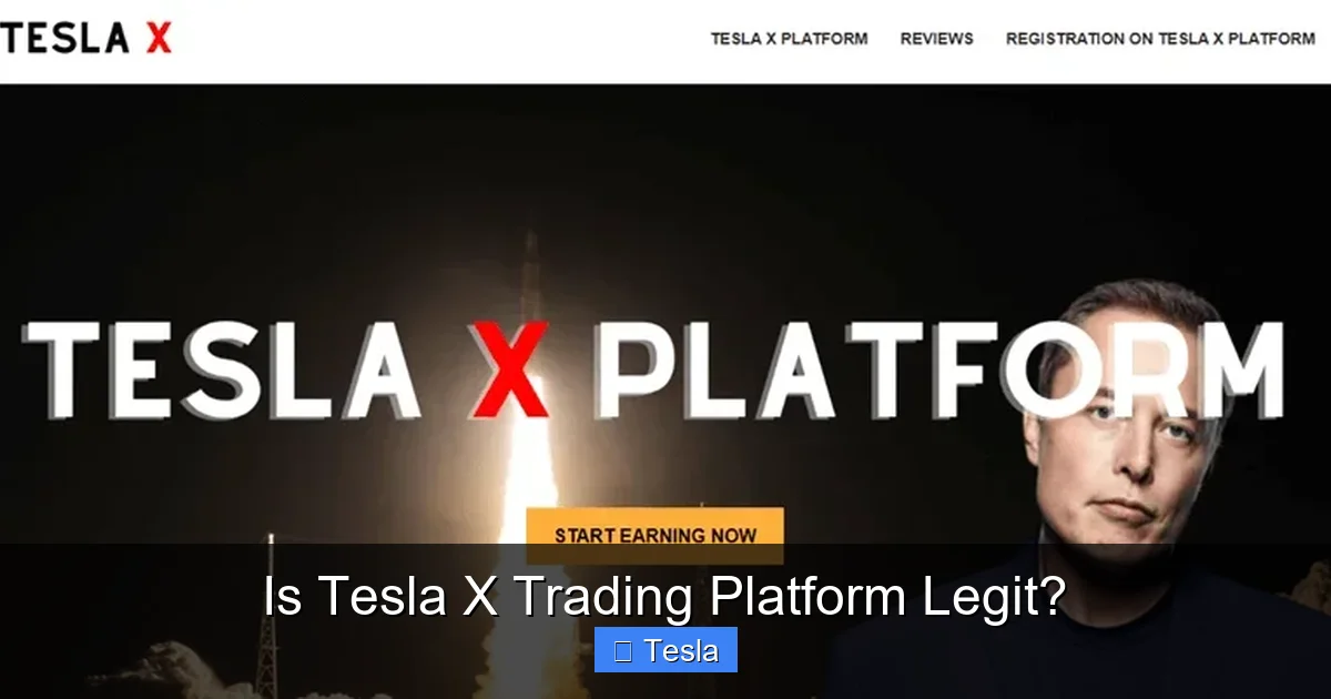 Is Tesla X Trading Platform Legit?