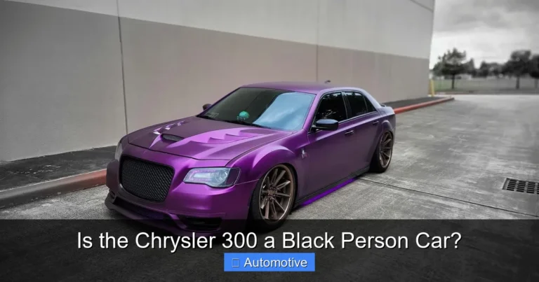 Is the Chrysler 300 a Black Person Car?