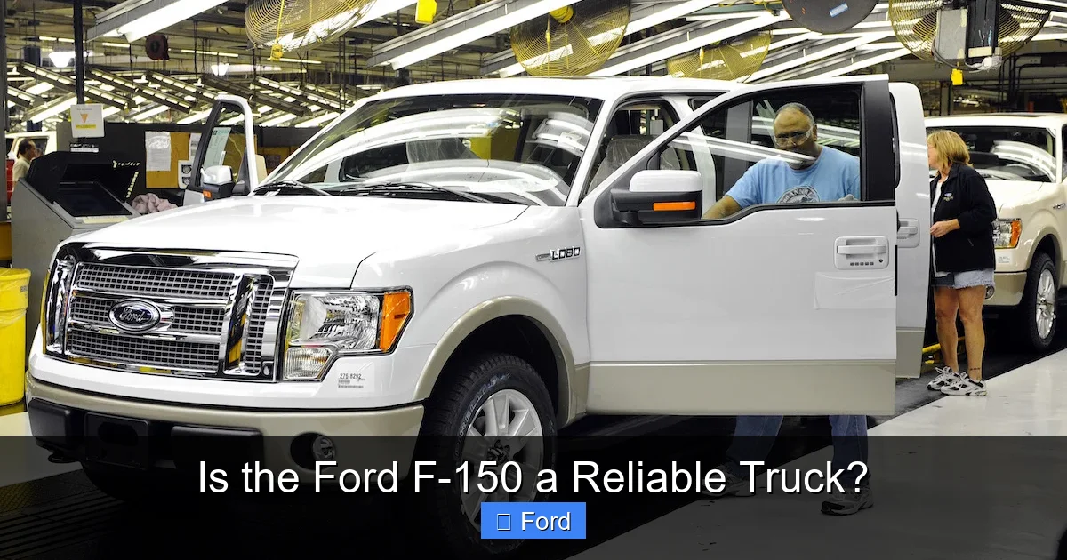Is the Ford F-150 a Reliable Truck?