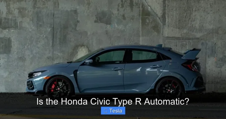 Is the Honda Civic Type R Automatic?