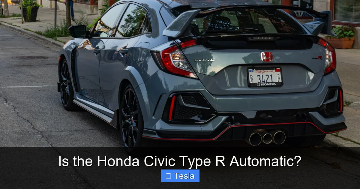Is the Honda Civic Type R Automatic?
