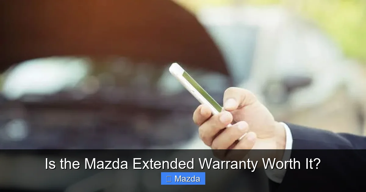 Is the Mazda Extended Warranty Worth It?