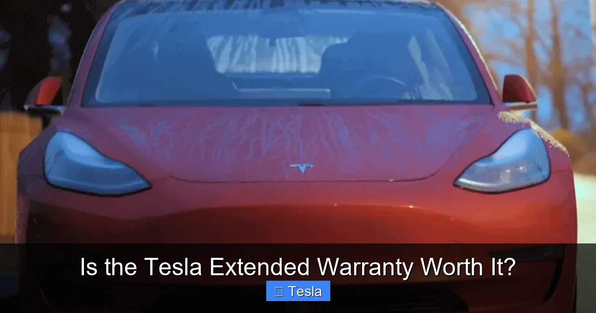 Is the Tesla Extended Warranty Worth It?
