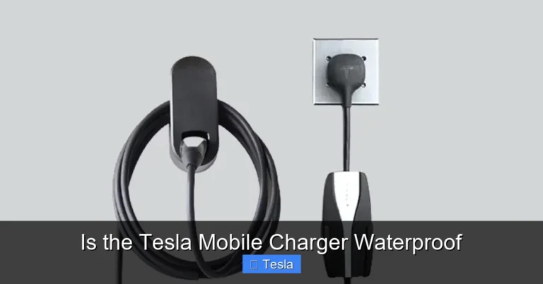 Is the Tesla Mobile Charger Waterproof