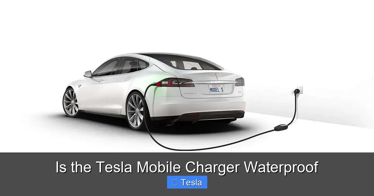 Is the Tesla Mobile Charger Waterproof