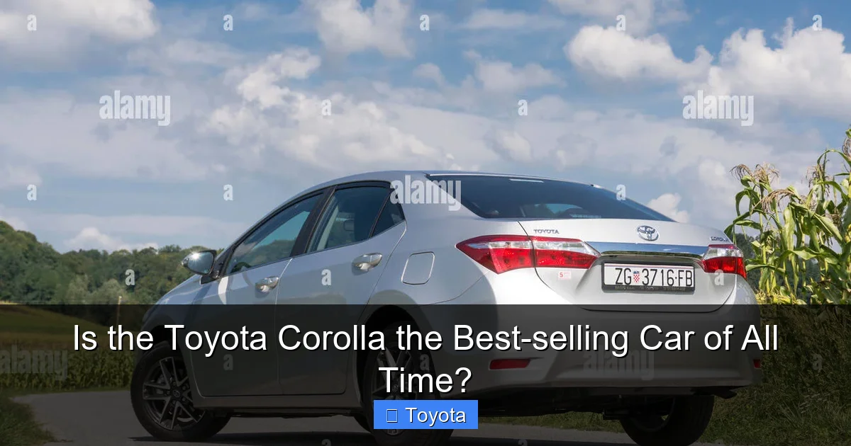 Is the Toyota Corolla the Best-selling Car of All Time?