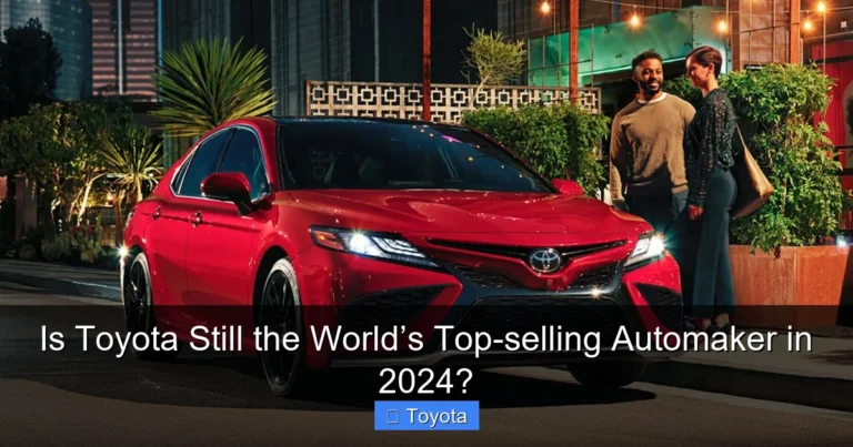 Is Toyota Still the World’s Top-selling Automaker in 2024?