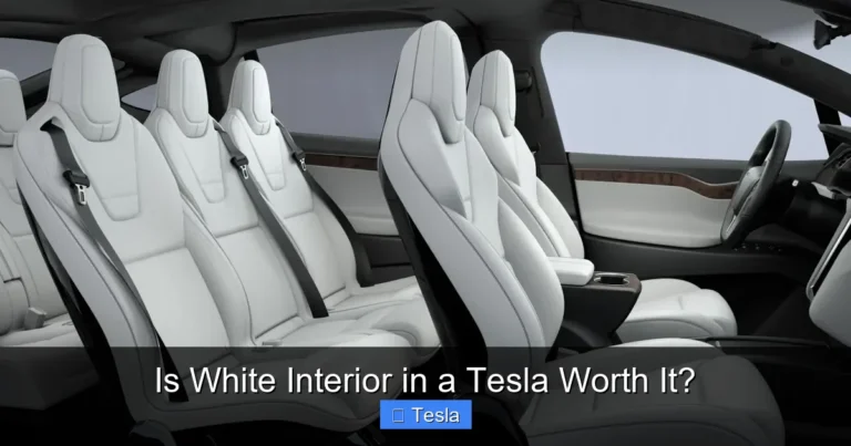 Is White Interior in a Tesla Worth It?