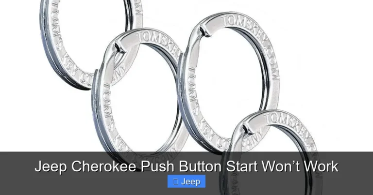 Jeep Cherokee Push Button Start Won’t Work