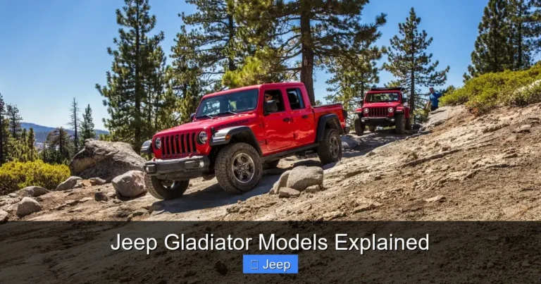 Jeep Gladiator Models Explained