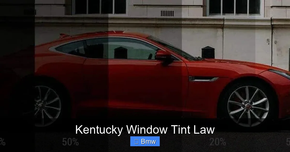 Kentucky Window Tint Law