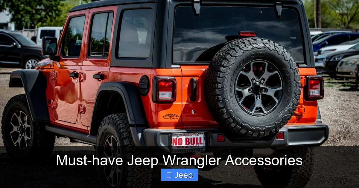 Jeep Stuff Must-have Jeep Wrangler Accessories