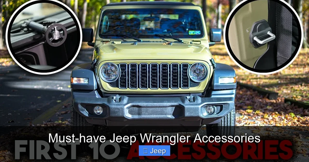Must-have Jeep Wrangler Accessories