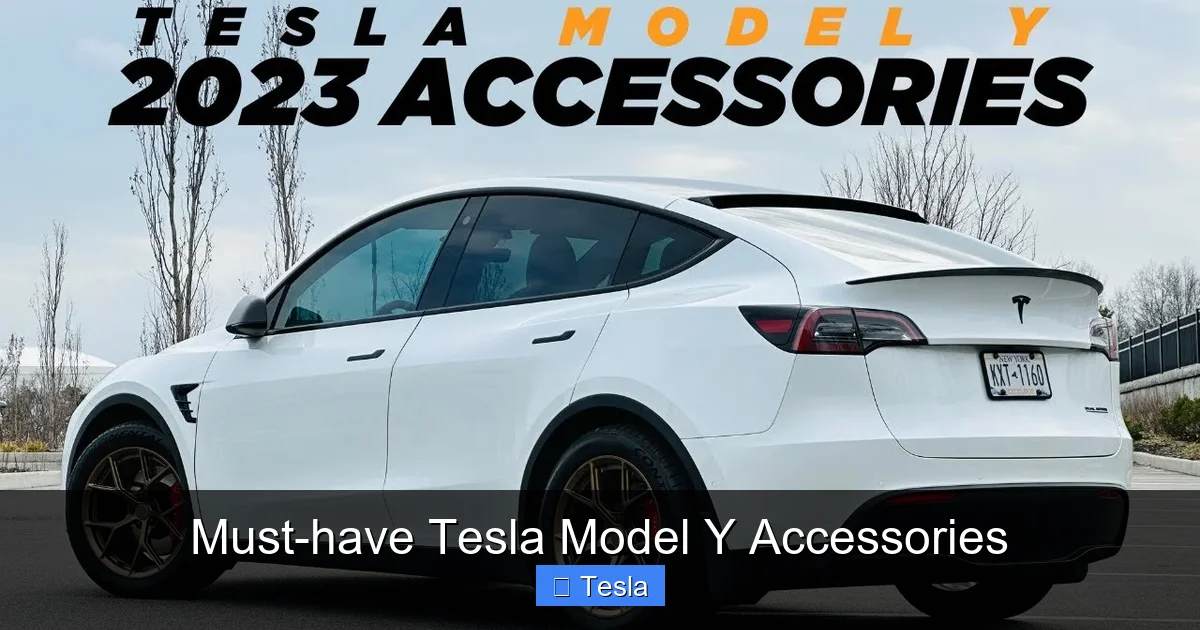 Must-have Tesla Model Y Accessories