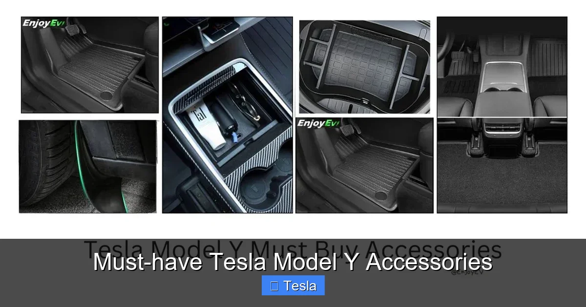 Must-have Tesla Model Y Accessories
