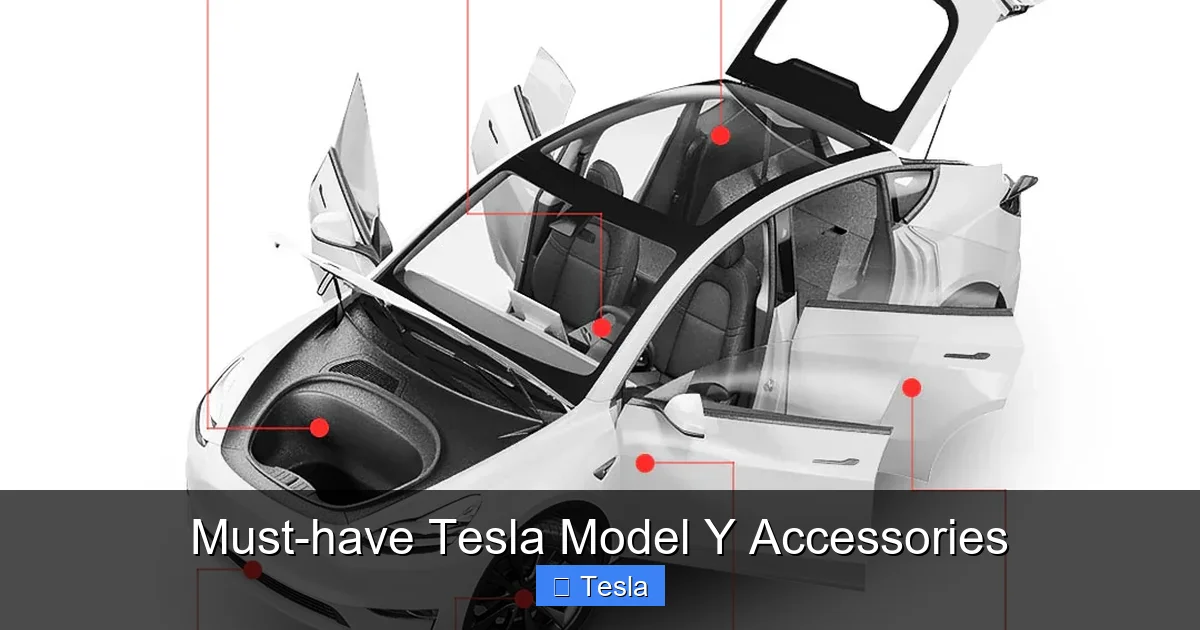 Must-have Tesla Model Y Accessories